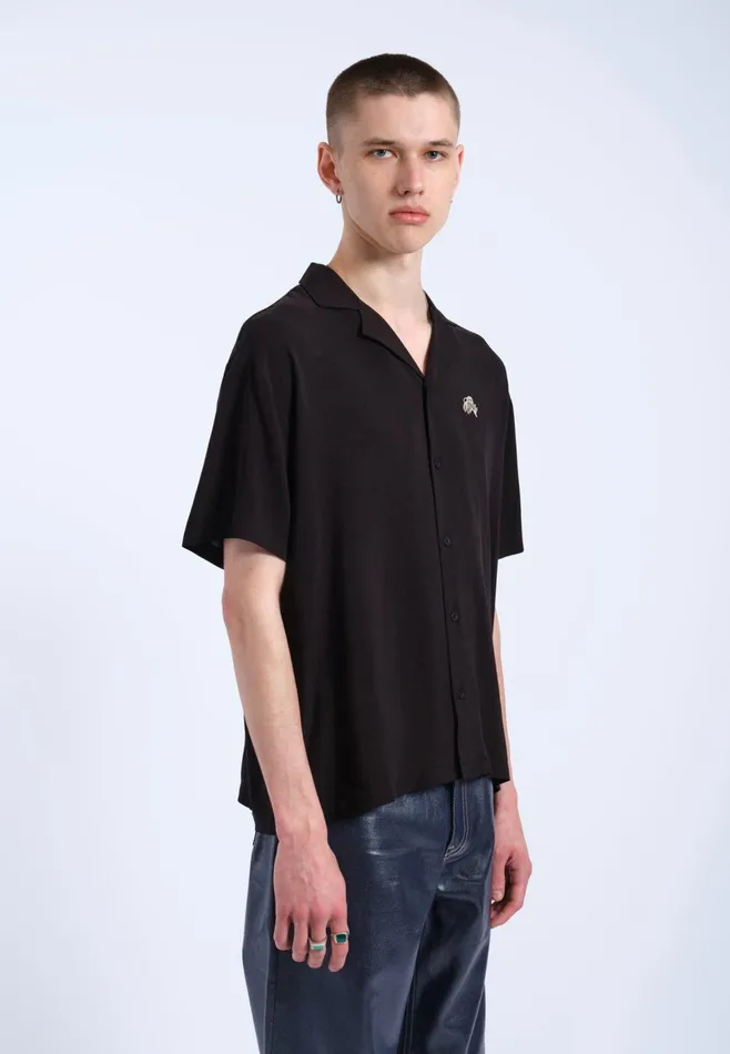 Madi Shirt 8211 Black YLW Embroidery Black Ylw Embroidery Women Dr Denim Shirts