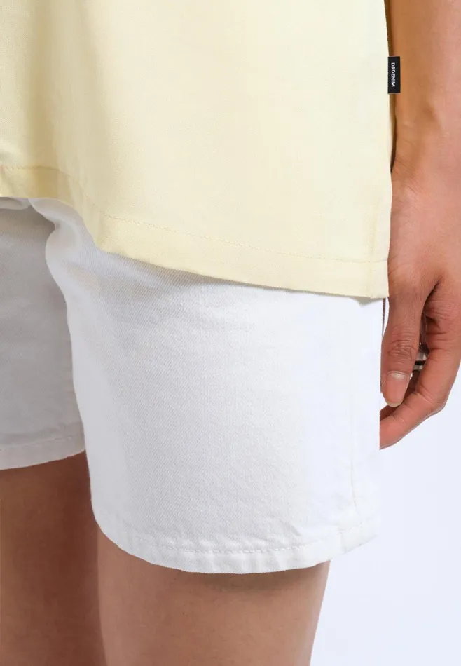 Madi Shirt 8211 Light Yellow Embroidery Light Yellow Embroidery Women Dr Denim Shirts