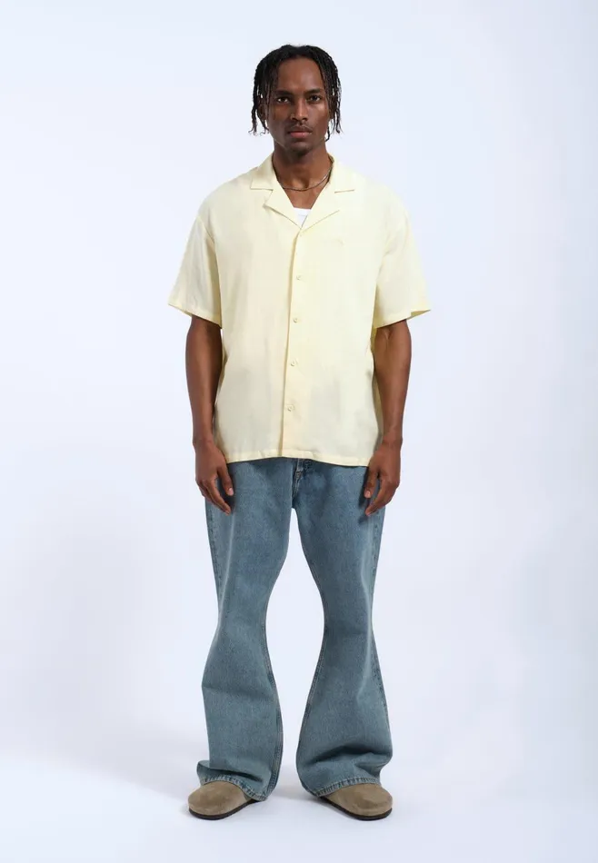 Madi Shirt 8211 Light Yellow Embroidery Light Yellow Embroidery Women Dr Denim Shirts