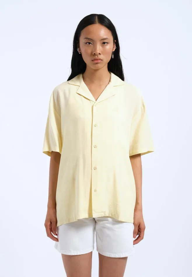 Madi Shirt 8211 Light Yellow Embroidery Light Yellow Embroidery Women Dr Denim Shirts