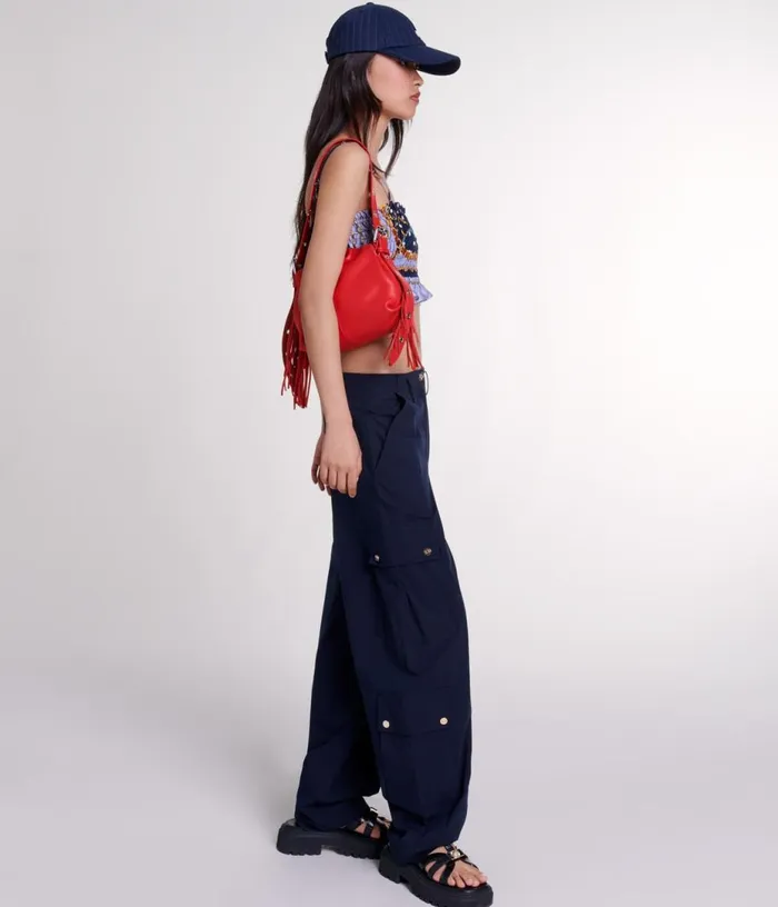Maje Cargo Trousers Women Pants and Jeans