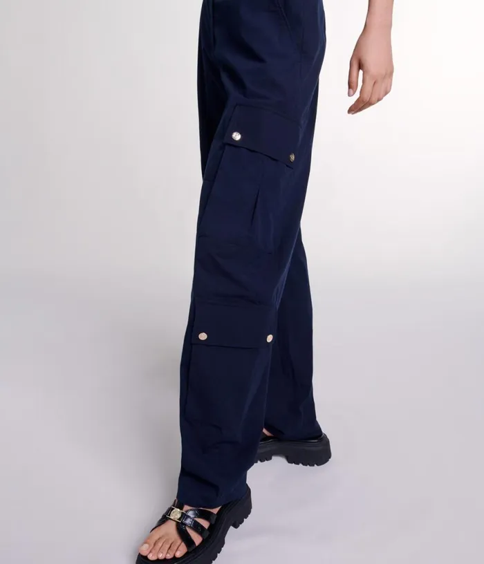 Maje Cargo Trousers Women Pants and Jeans