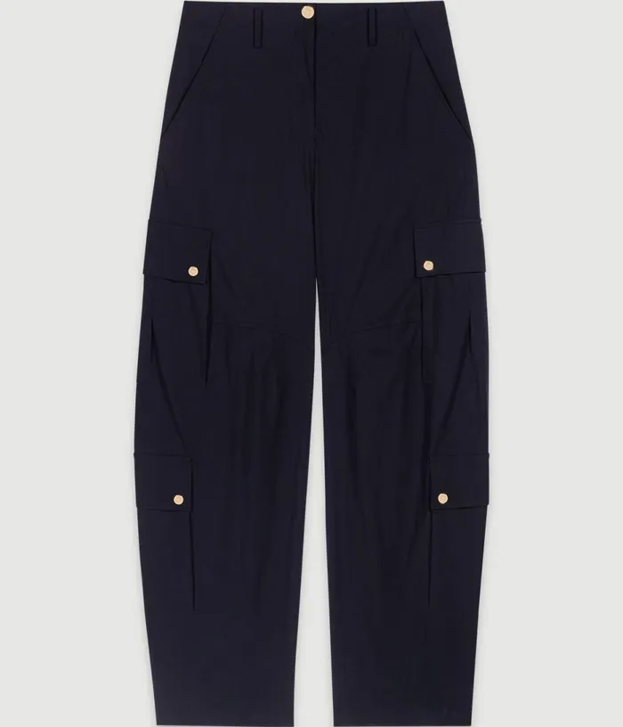 Maje Cargo Trousers Women Pants and Jeans