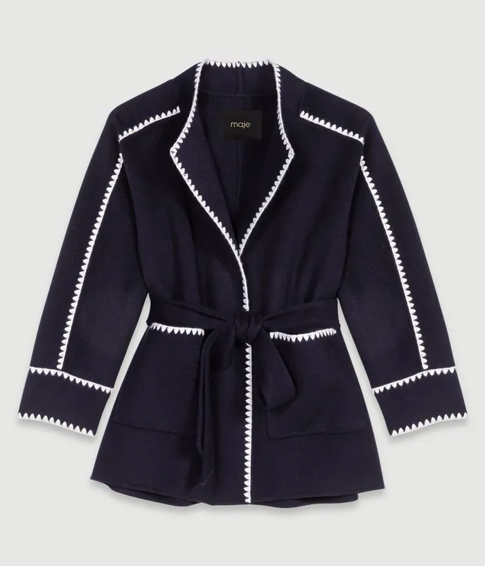 Maje Doublefaced Coat Women Coats
