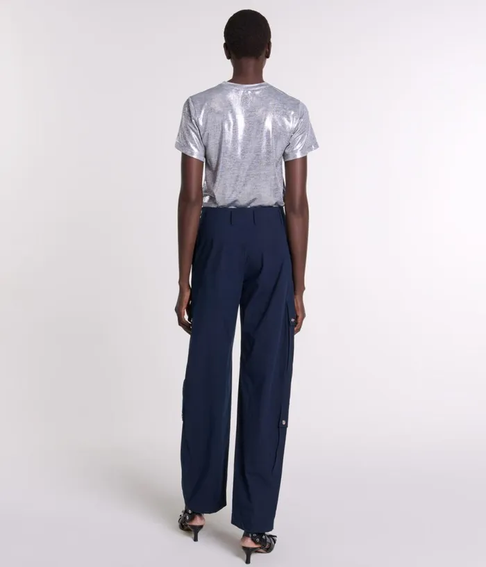 Maje Lameacute Tshirt Women Tops and Shirts