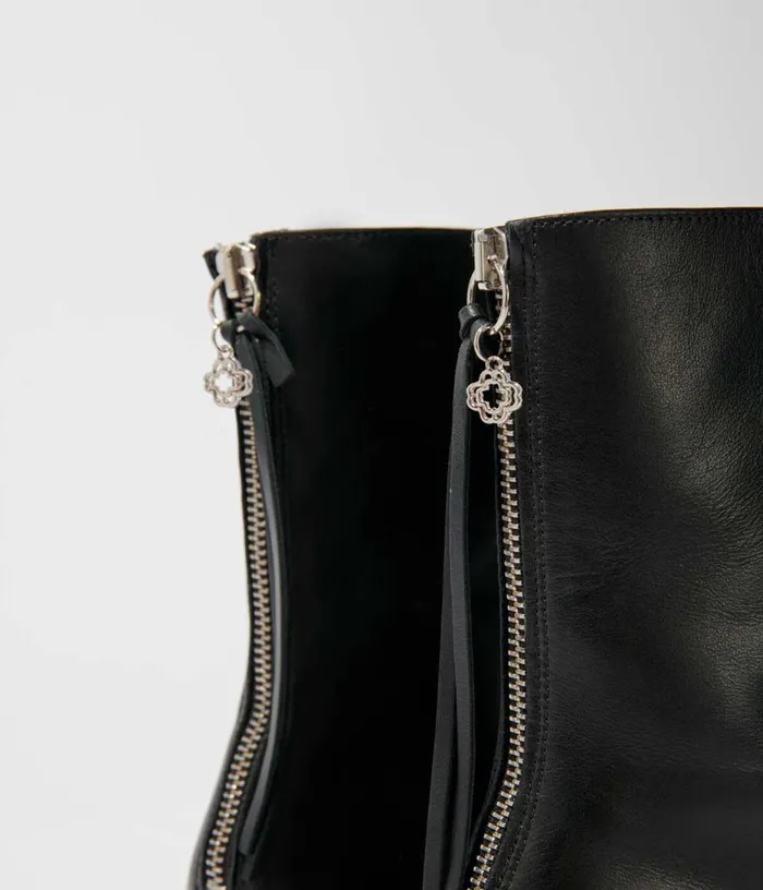 Maje Leather Ankle Boots Women Booties and Boots