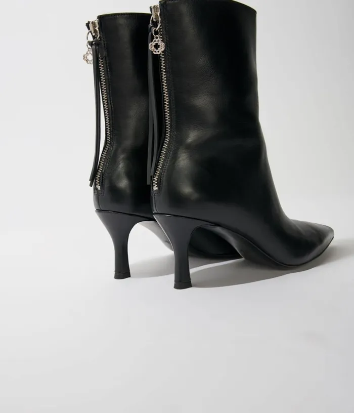 Maje Leather Ankle Boots Women Booties and Boots