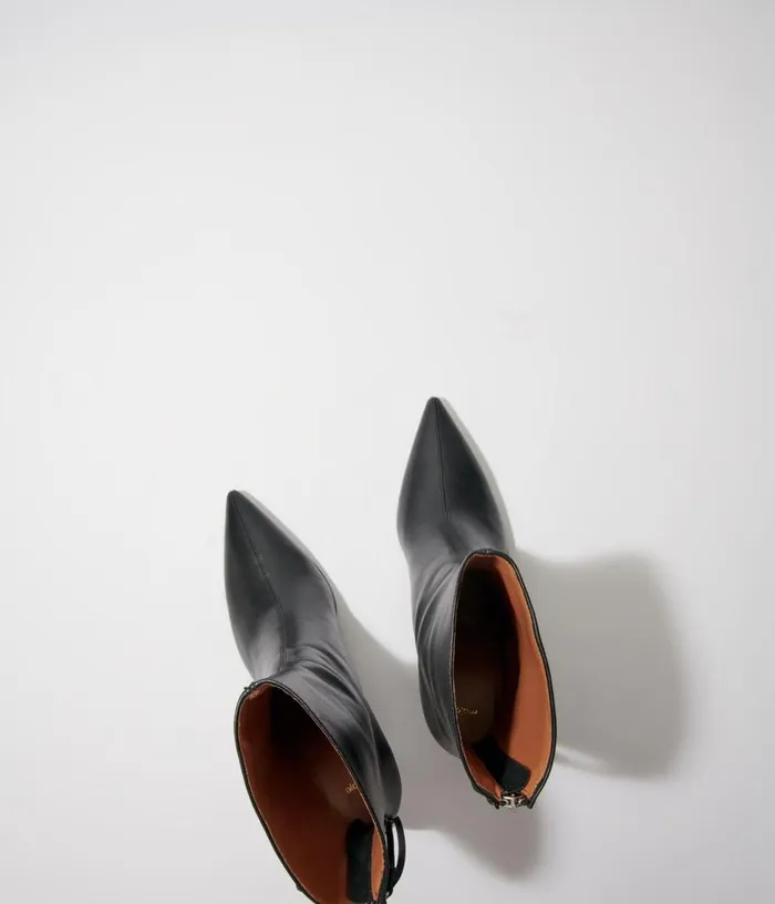 Maje Leather Ankle Boots Women Booties and Boots