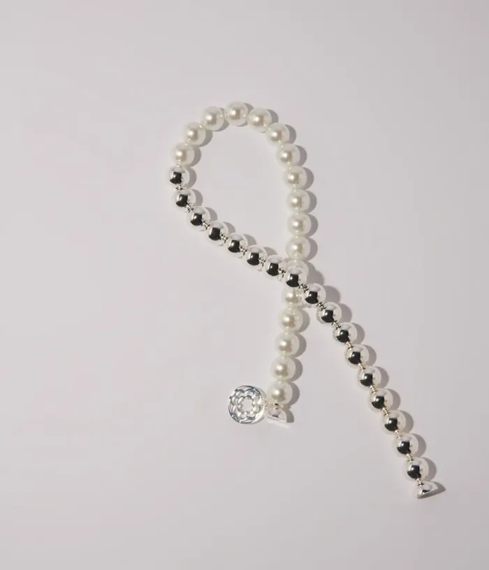 Maje Mixed Pearl Choker Necklace Women Jewelry