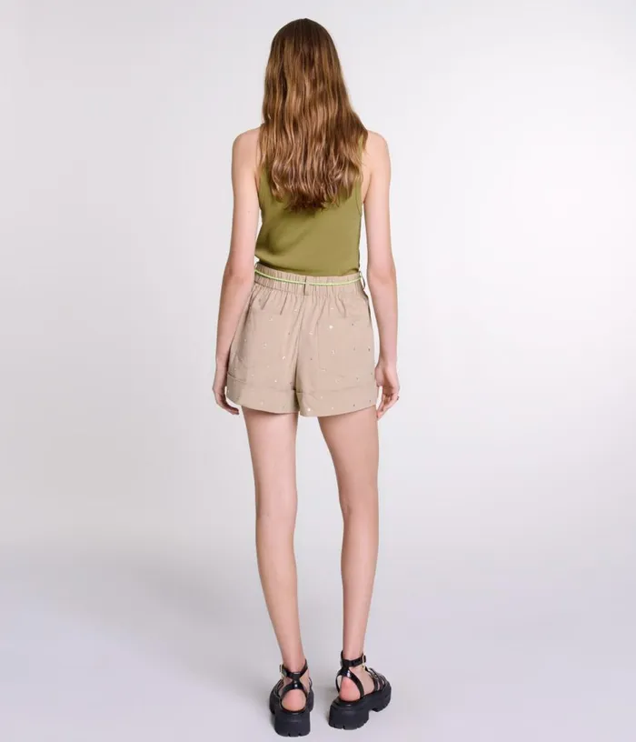 Maje Ribbed Vest Top Women Tops and Shirts