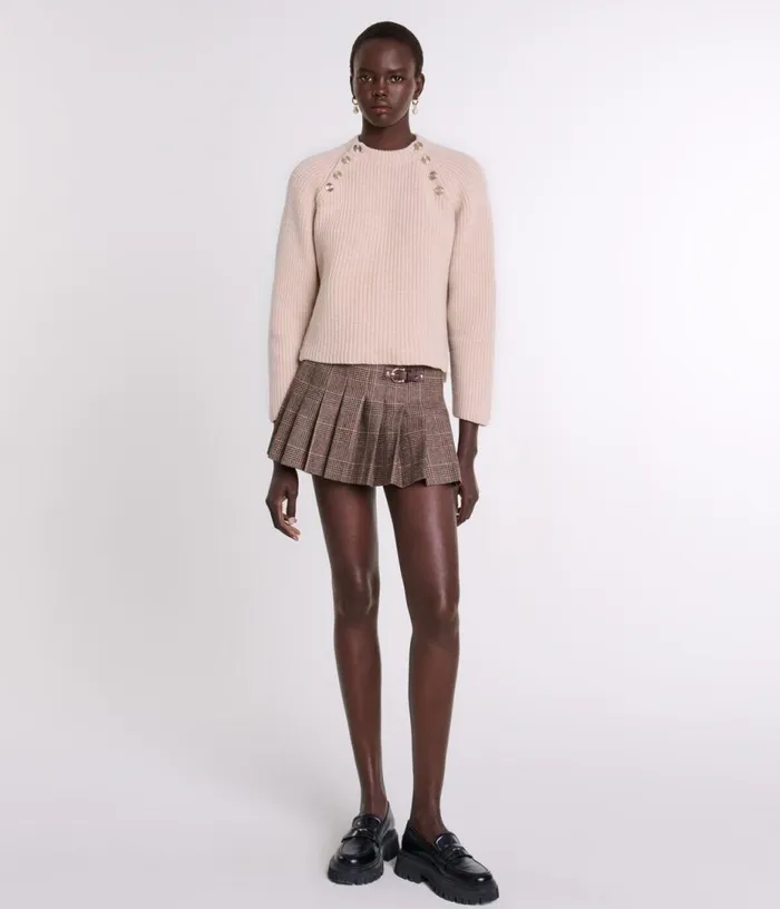 Maje Ribbed Wool Jumper Women Sweaters and Cardigans