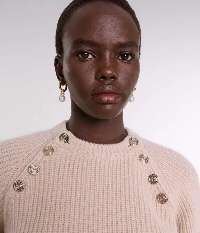 Maje Ribbed Wool Jumper Women Sweaters and Cardigans