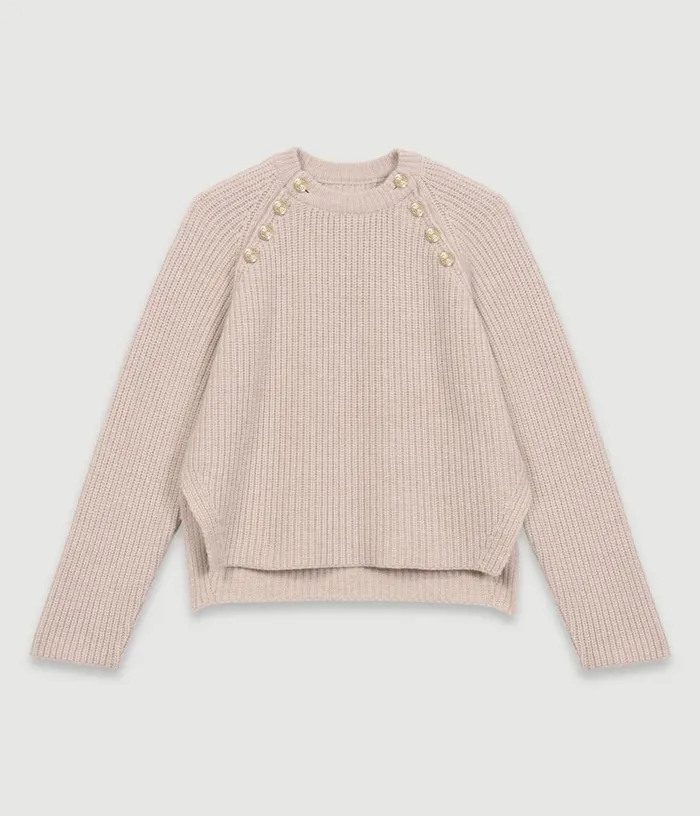 Maje Ribbed Wool Jumper Women Sweaters and Cardigans