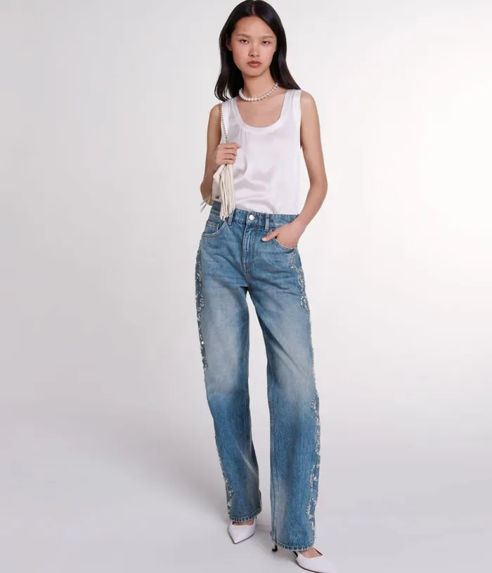 Maje Silk Tank Top Women Tops and Shirts