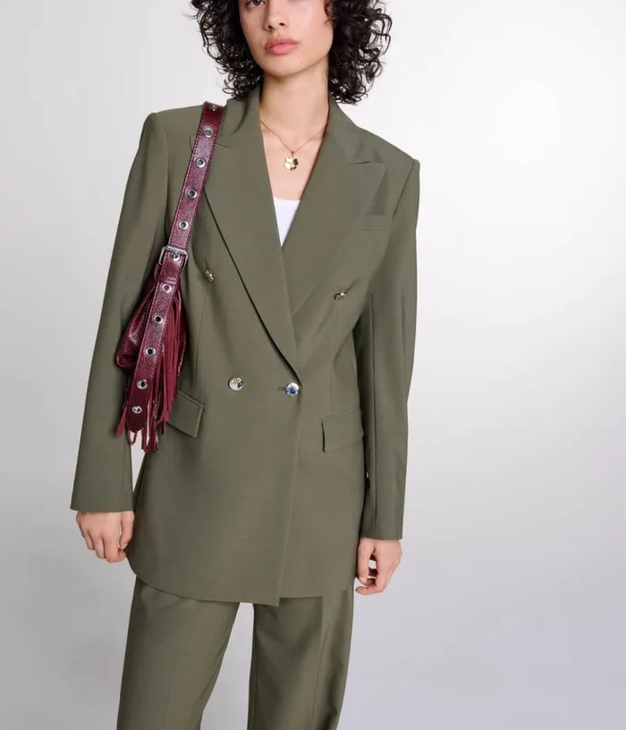 Maje Slimfit Suit Jacket Women Blazers and Jackets