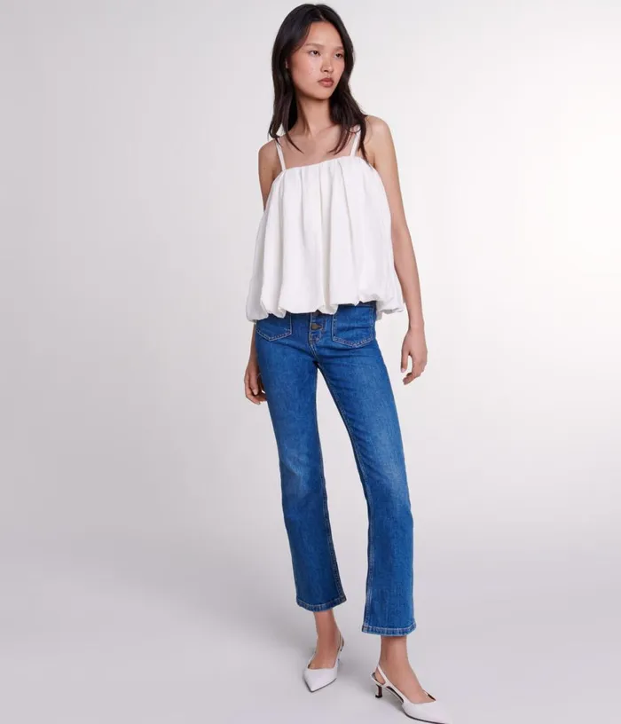 Maje Strappy Top Women Tops and Shirts