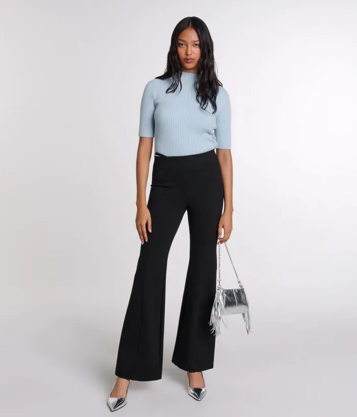 Maje Trousers With Jewellery Detail Women Pants and Jeans