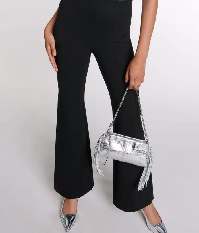 Maje Trousers With Jewellery Detail Women Pants and Jeans