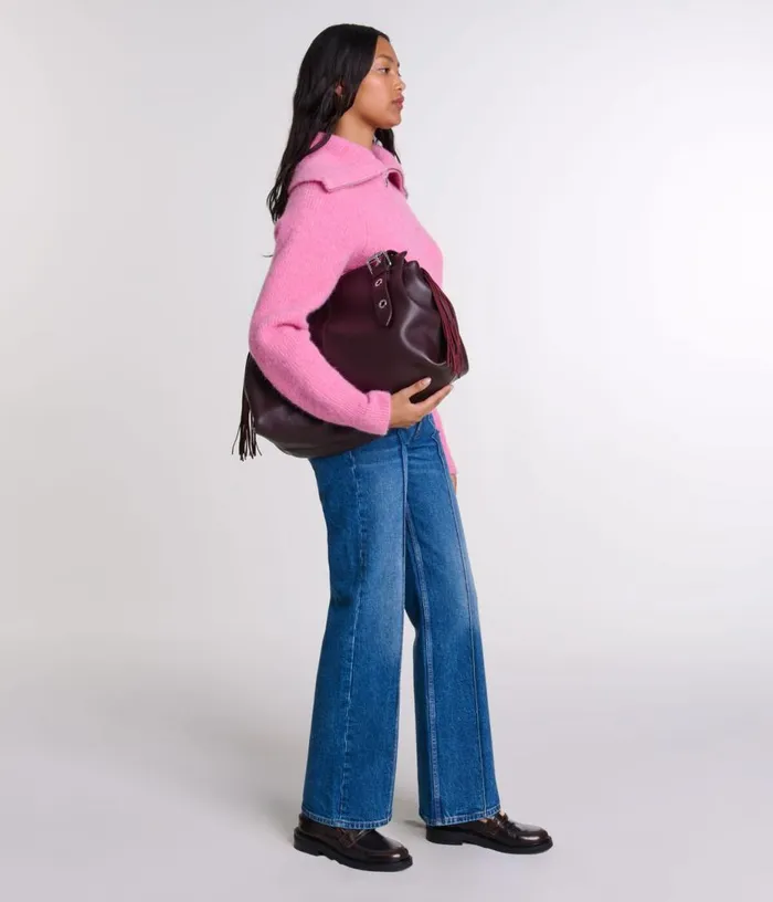 Maje Woolblend Cardigan Women Sweaters and Cardigans