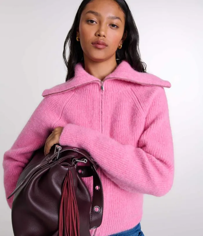 Maje Woolblend Cardigan Women Sweaters and Cardigans