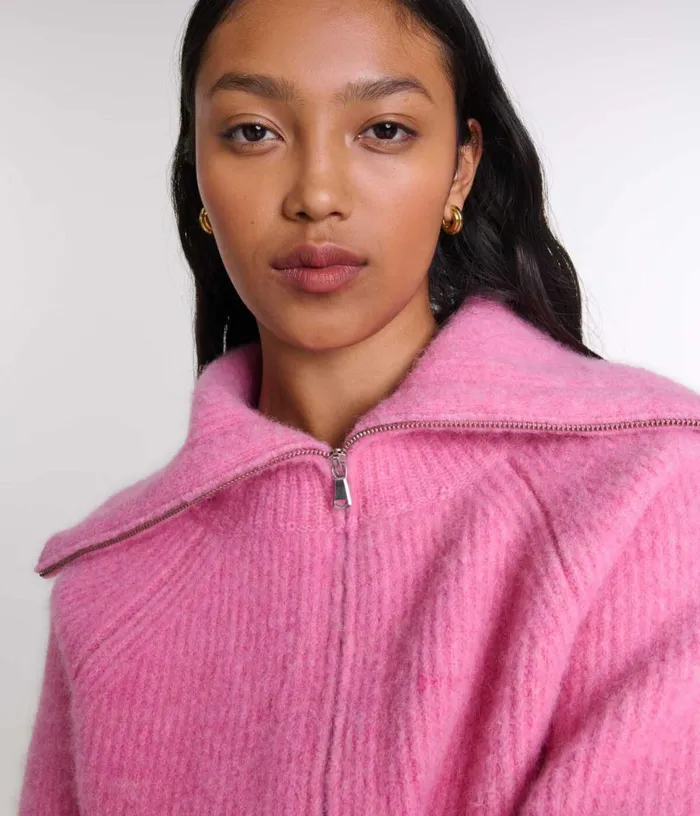 Maje Woolblend Cardigan Women Sweaters and Cardigans