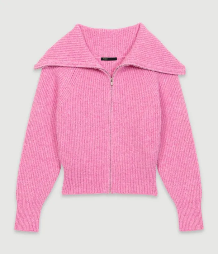 Maje Woolblend Cardigan Women Sweaters and Cardigans