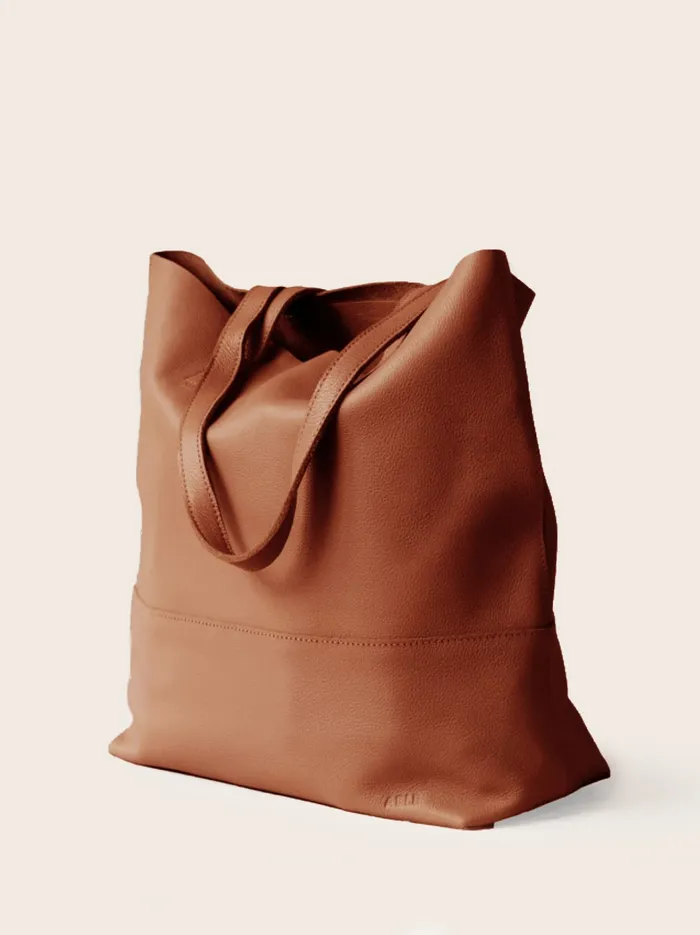 Mamuye Classic Tote Pebbled Whiskey Women Totes and Shoulder Bags Able Mamuye Classic Tote Pebbled Whiskey Women Totes and Shoulder Bags Able
