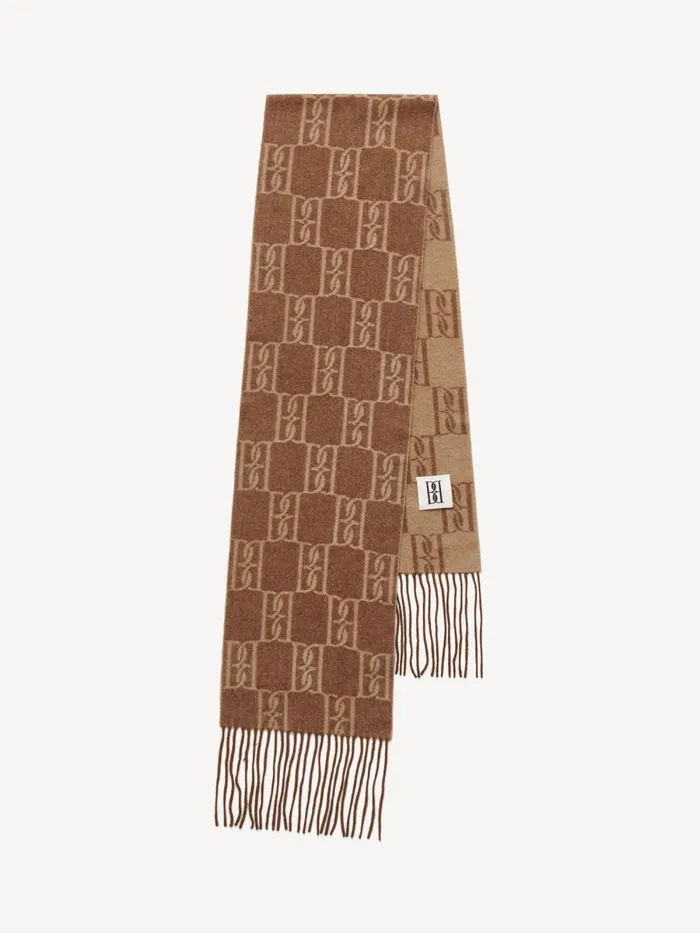 Manno Wool Scarf Bison Women By Malene Birger Scarves