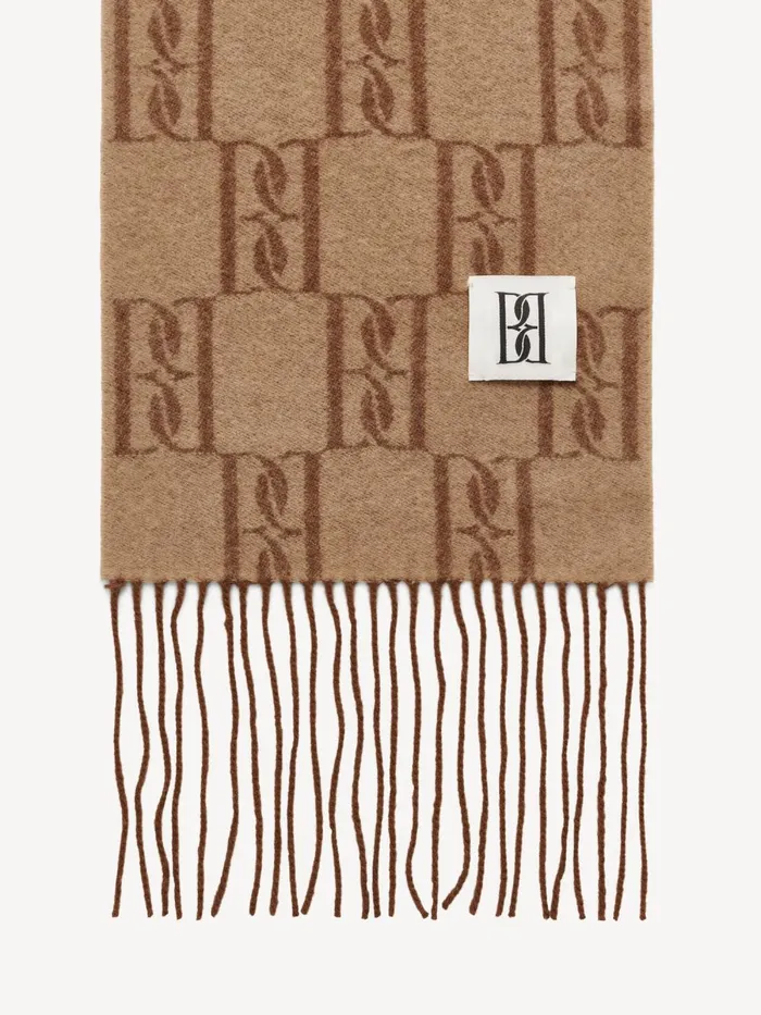 Manno Wool Scarf Bison Women By Malene Birger Scarves