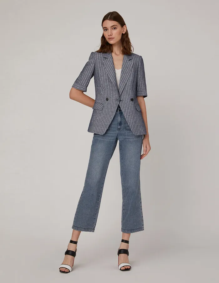MARYLING Blazers Black Buttons And Midsleeve Mix 8211 Women
