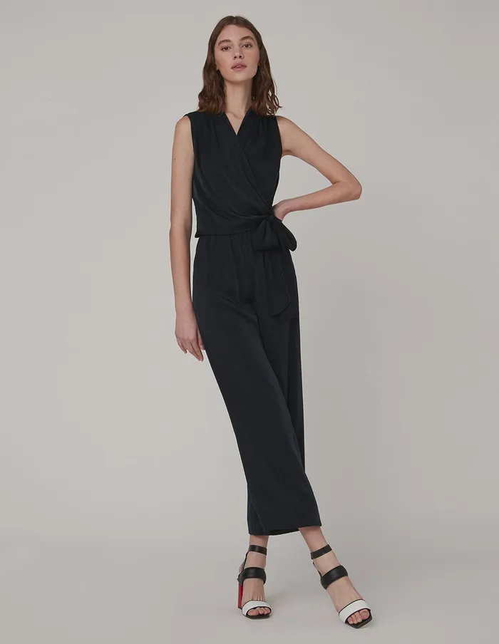 MARYLING Blouse Pleated VNeck Sleeveless Top Blue 8211 Women MARYLING Blouse Pleated VNeck Sleeveless Top Blue 8211 Women