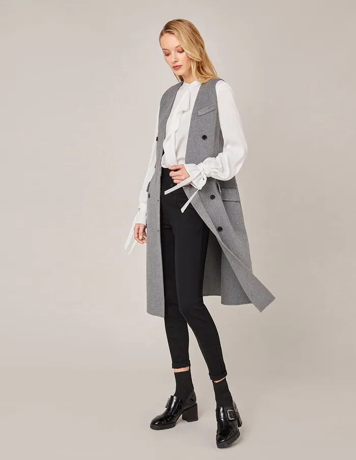 MARYLING Blouse StandUp Collar Ruffle Tie Cuff Blouse White 8211 Women MARYLING Blouse StandUp Collar Ruffle Tie Cuff Blouse White 8211 Women