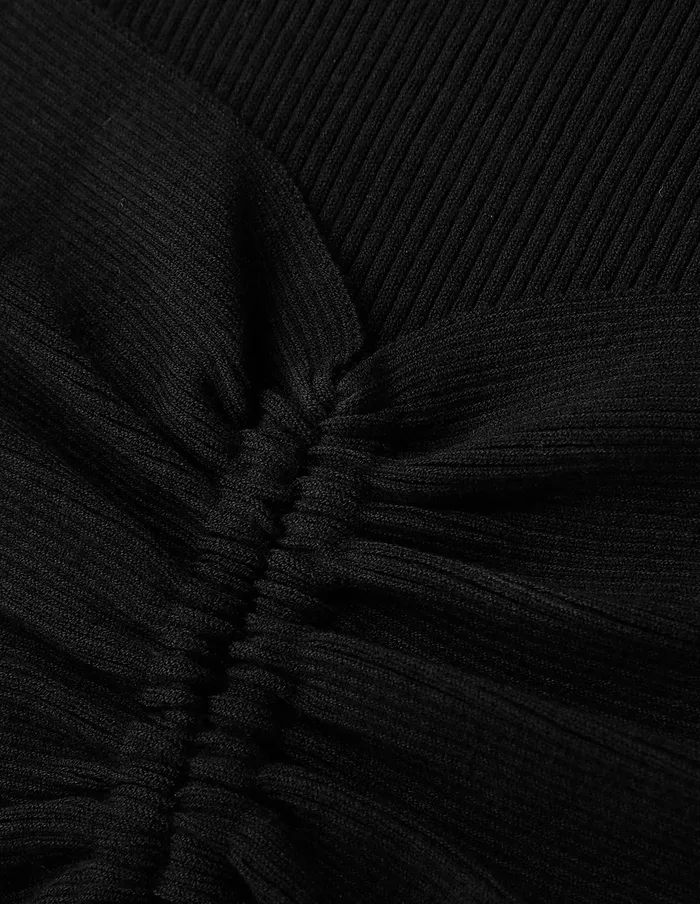 MARYLING Knitwear Black Vneck Knitted Sweater Black 8211 Women
