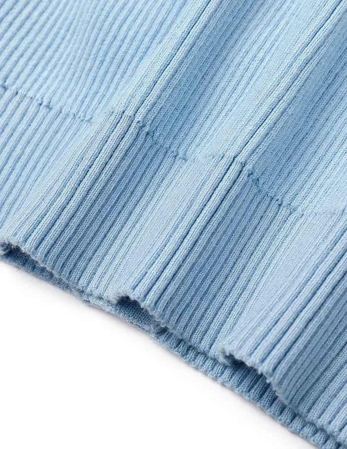 MARYLING Knitwear Foggy Blue VNeck Knitted Cardigan Blue 8211 Women