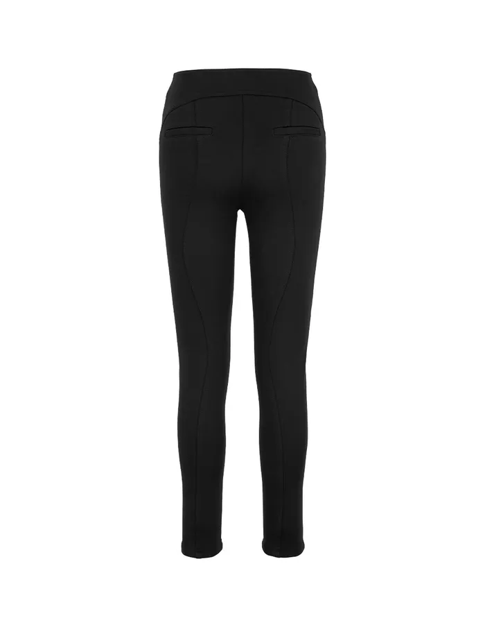 MARYLING Pants and Shorts Black CurveCut SlimFit Stretch Pants Black 8211 Women MARYLING Pants and Shorts Black CurveCut SlimFit Stretch Pants Black 8211 Women