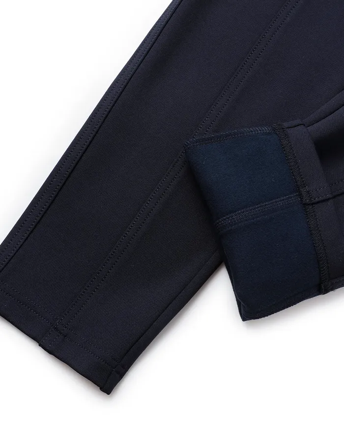 MARYLING Pants and Shorts Dark Blue Curved LineCut Slim Fit Stretch Pants Midhight Blue 8211 Women MARYLING Pants and Shorts Dark Blue Curved LineCut Slim Fit Stretch Pants Midhight Blue 8211 Women