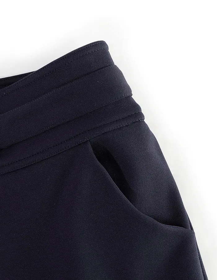 MARYLING Pants and Shorts Midnight Blue Slim Fit Thin Plus Velvet Leggings Blue 8211 Women MARYLING Pants and Shorts Midnight Blue Slim Fit Thin Plus Velvet Leggings Blue 8211 Women