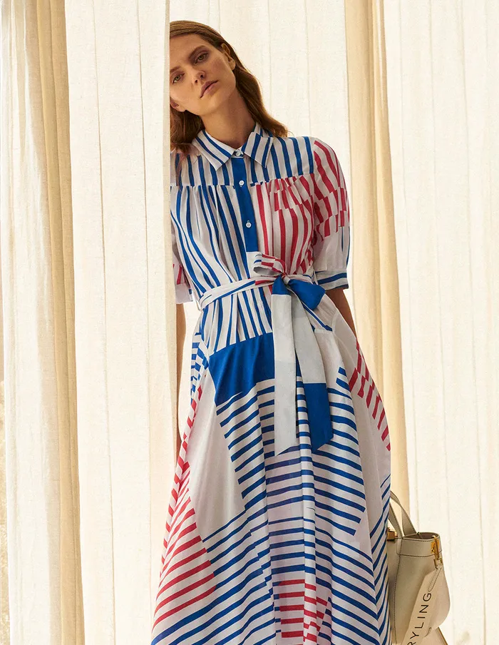 MARYLING Printed Dress Shirt Style Dress Mix 8211 Women