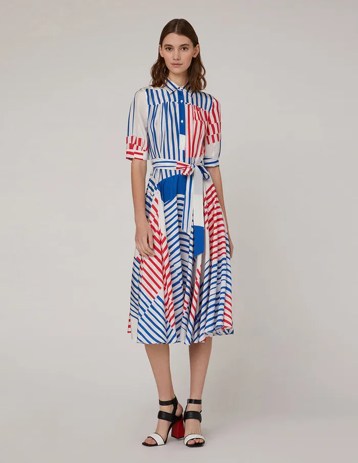 MARYLING Printed Dress Shirt Style Dress Mix 8211 Women