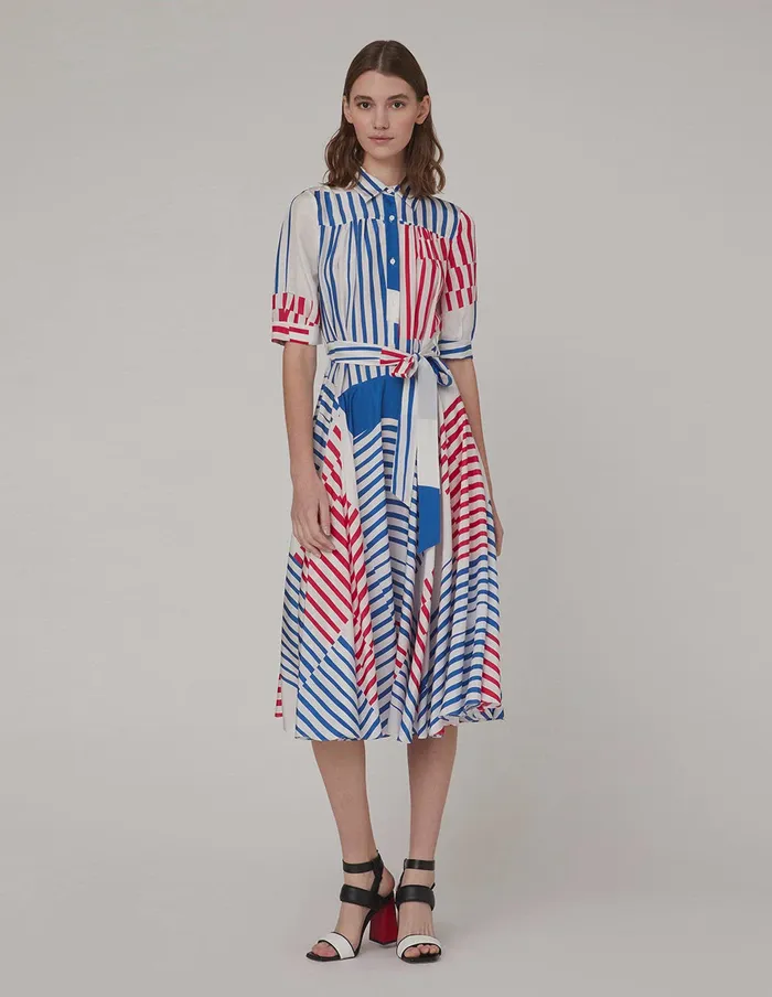 MARYLING Printed Dress Shirt Style Dress Mix 8211 Women