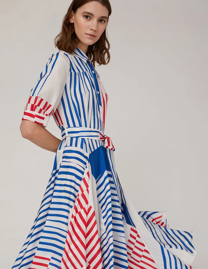 MARYLING Printed Dress Shirt Style Dress Mix 8211 Women