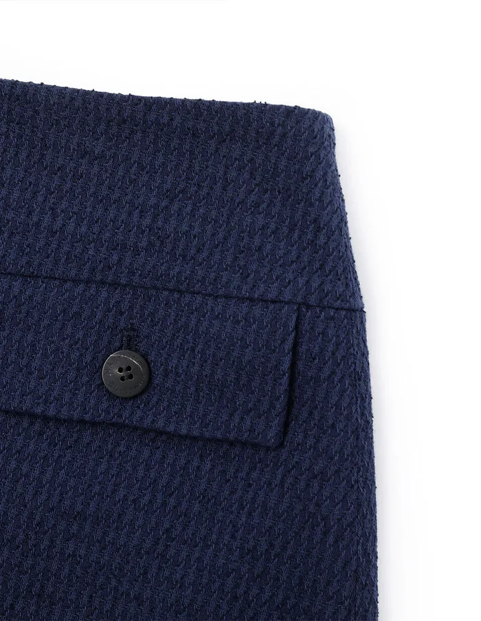 MARYLING Skirts Blue Tweed Mini Skirt Blue 8211 Women