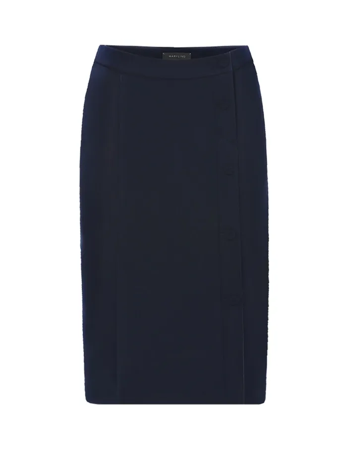 MARYLING Skirts Classic Slim Fit Suit Pencil Skirt Midnight Blue 8211 Women MARYLING Skirts Classic Slim Fit Suit Pencil Skirt Midnight Blue 8211 Women