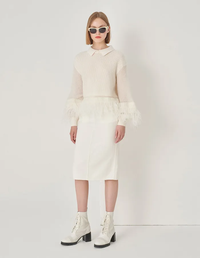 MARYLING Skirts Double Sided Skirt Cream 8211 Women