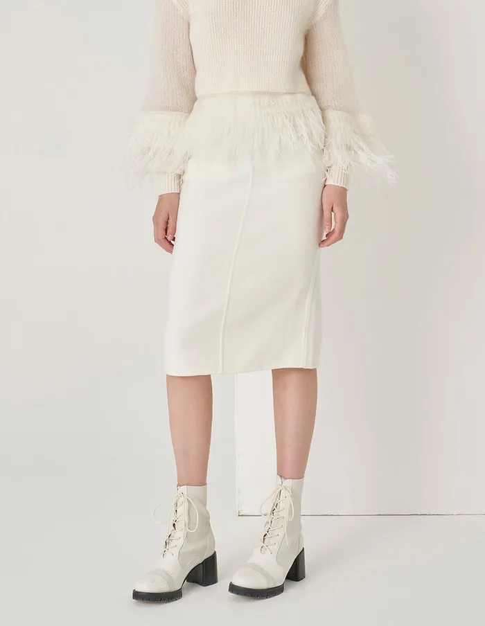MARYLING Skirts Double Sided Skirt Cream 8211 Women MARYLING Skirts Double Sided Skirt Cream 8211 Women