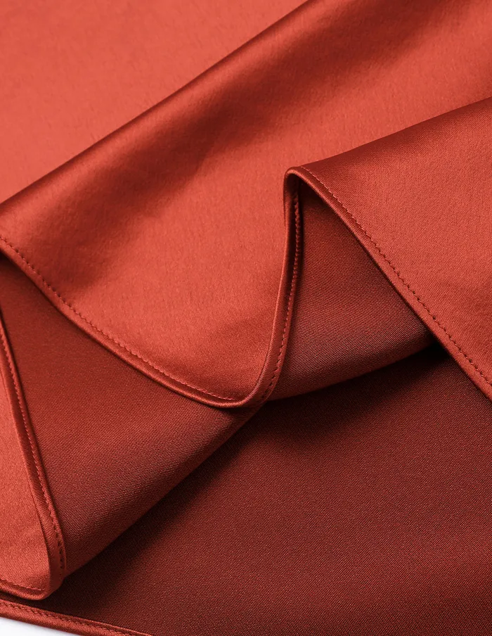 MARYLING Skirts Fishtail Satin Skirt Red 8211 Women MARYLING Skirts Fishtail Satin Skirt Red 8211 Women