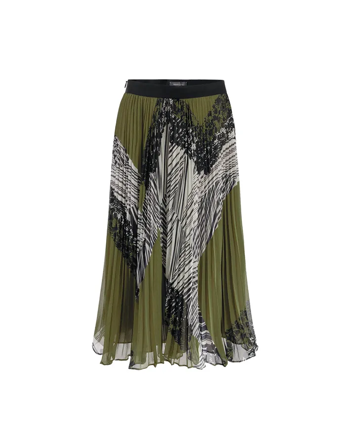 MARYLING Skirts Flower Pattern Pleated Skirt Mix 8211 Women MARYLING Skirts Flower Pattern Pleated Skirt Mix 8211 Women
