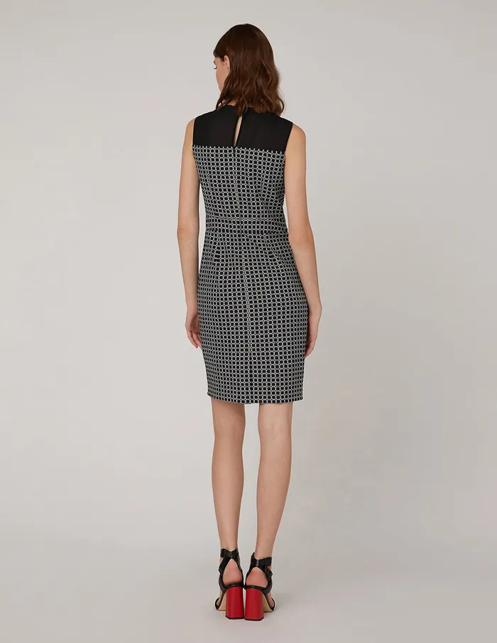 MARYLING Slip Dress Black White Sleeveless Plaid Dress Mix 8211 Women