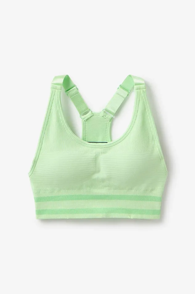 Matching Sets Women Fila Lucky Ace Seamless Sports Bra 301 Patina Green