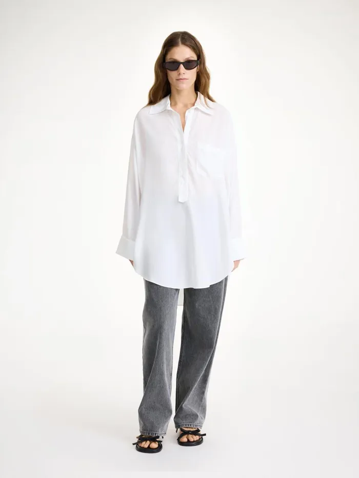 Maye Shirt Soft White Women By Malene Birger Shirts